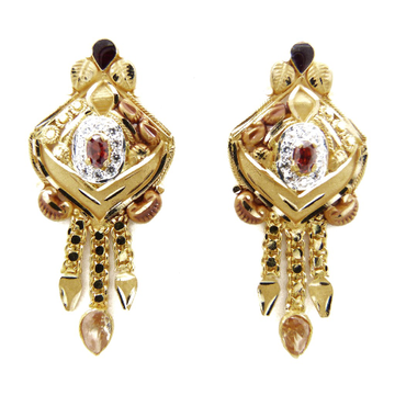 22K Gold Fancy Earring by 
