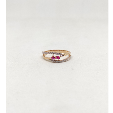 18k Rose gold classic ring by Rajasthan Jewellers Private Limited