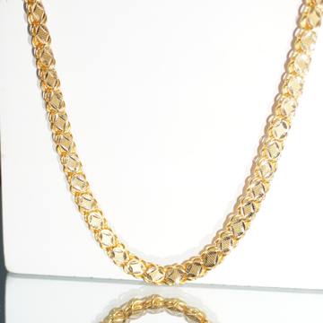 Plain 916 Gold Fancy Chain