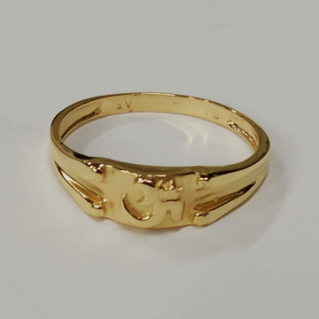 Gold regular wear gents ring by 