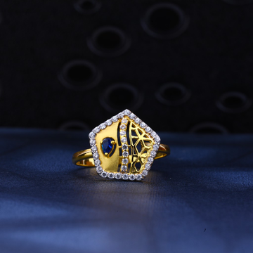 22ct Gold Color Gemstone Ring LR79