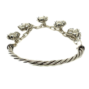 925 Sterling Silver Elephant Pandadi Bracelet MGA...