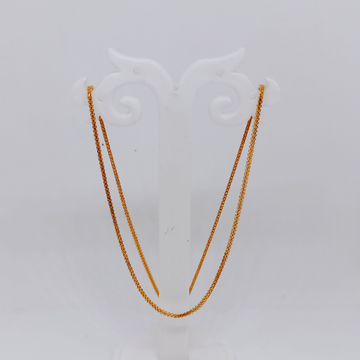 Gold box chain by Ghunghru Jewellers