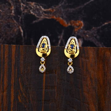 Ladies Gold Earrings-LFE107