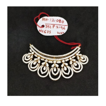 14k Gold With Natural diamond mangalsutra Pendent...