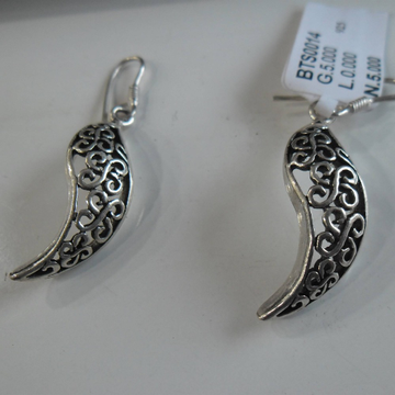 925 sterling silver oxidised earrings by 