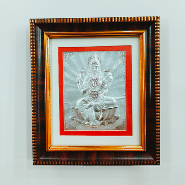 Laxmi ma photo frame silver by Ghunghru Jewellers