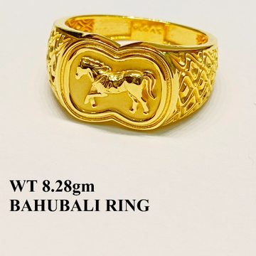 22K Bahubali Horse Ring by 