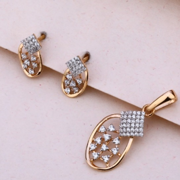 20 carat rose gold ladies pendants set RH-PS744