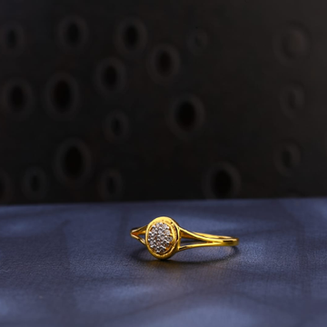 916 Gold Hallmark Designer Ladies Ring LR1596