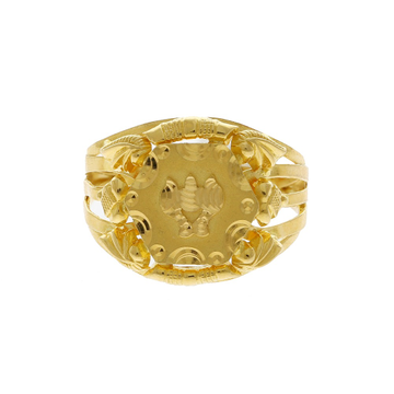 22kt gold gents ring