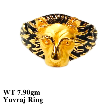 22K Yuvraj Lion Ring by 