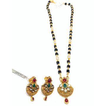 Designer Gold Mangalsutra Set by Rajasthan Jewellers Private Limited