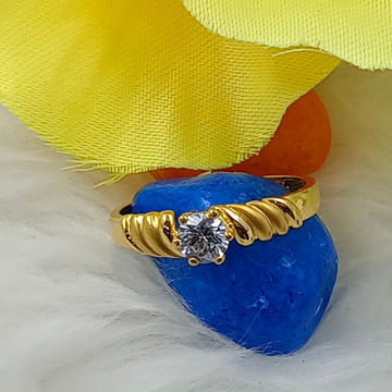 916 Gold Stylish Ring by Ranka Jewellers