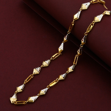 Mens Designer Gold Turkey 916 Cz Italian Chain-MTC...