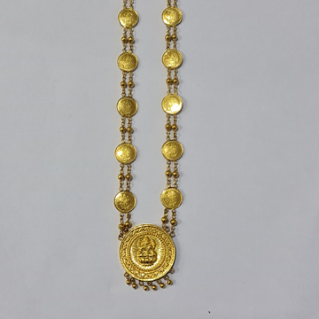 916 Gold Laxmi Haar by Sangam Jewellers