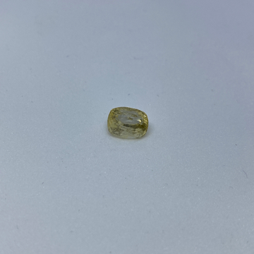 3.21ct cushion yellow yellow-sapphire-pukhraj by 