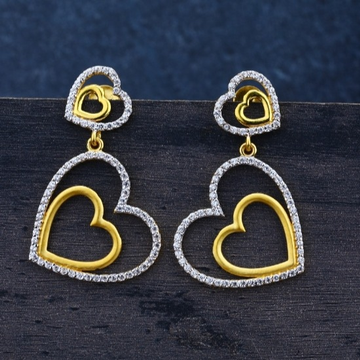 22 carat gold ladies earrings RH-LE882