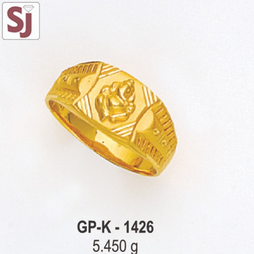 Ganpati Gents Ring Plain GP-K-1426
