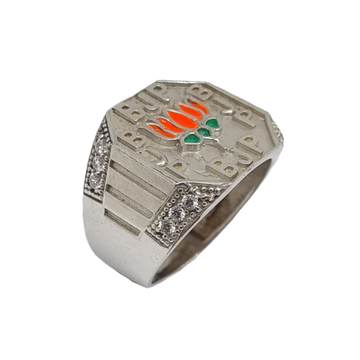 BJP Lotus Symbol Ring In 925 Sterling Silver MGA -...