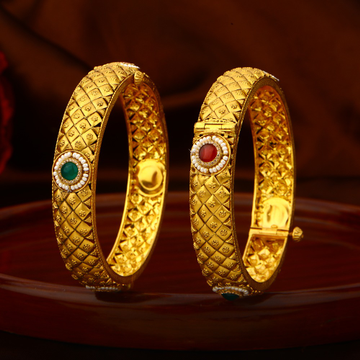22k Gold Attractive bangles for ladies. by 