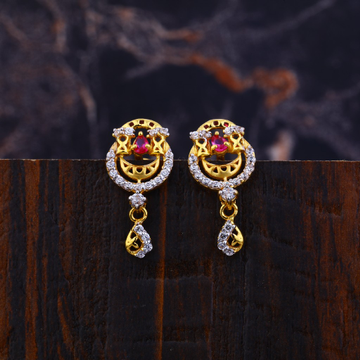 Ladies 916 Gold Earrings-LFE131