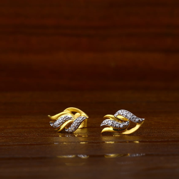 22KT Gold CZ Fancy Ladies Tops Earrings LTE236