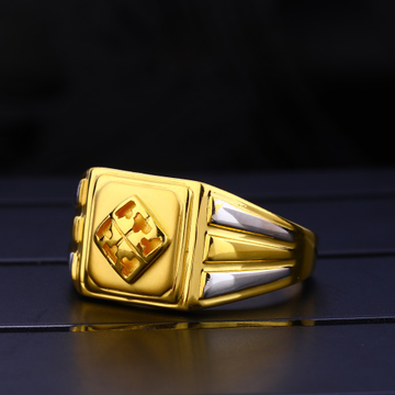 22KT Gold Gentlemen's  Classic Hallmark Plain Ring...