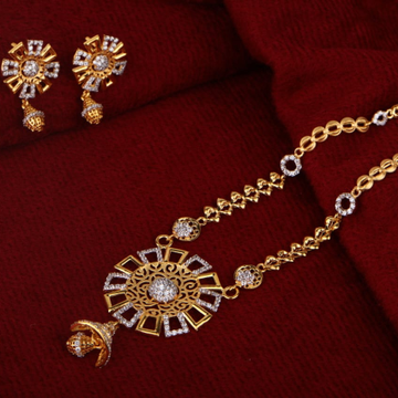 916 Gold Ladies Chain Necklace Set CN274