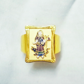 Devotional ring men by Simandhar Ornament