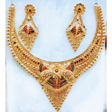 Gold Necklace Set Buti by 