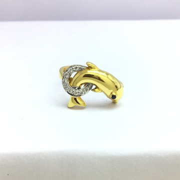 designing fancy fish ladies gold ring by 