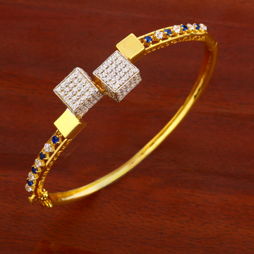750 Gold Hallmark Gorgeous Kada Bracelet LKB125