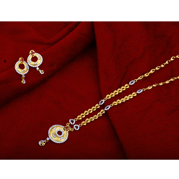 916 Gold Hallmark Designer  Chain Necklace   CN11