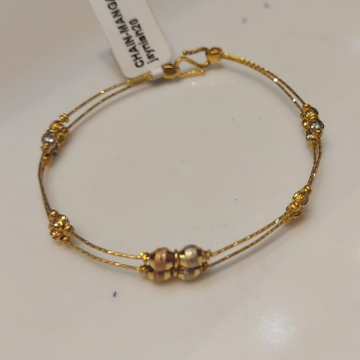 916 Gold Charm Bracelet by 