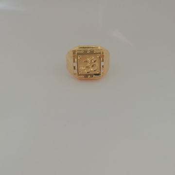 916 gold om design Gents ring by 