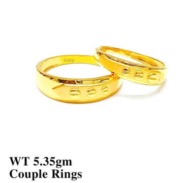 22k Gold Couple Ring by 
