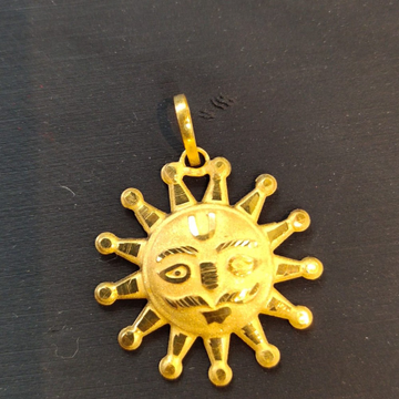 20 carat gold sun gents pendants RH-GP364