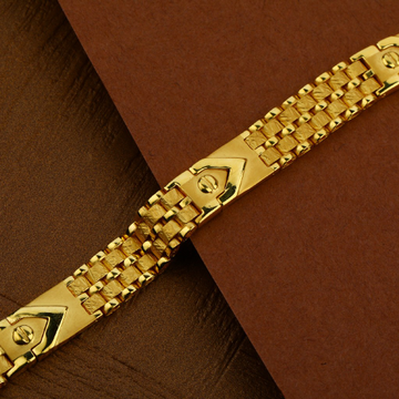 Buy Stunning Black Line Om Gold Bracelet For Men  Branta  Brantashop