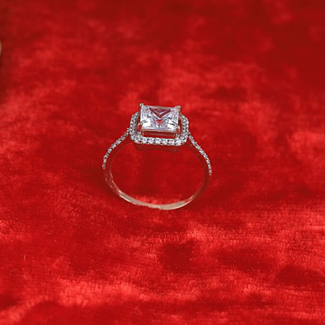 Rose Gold Single Diamond ladies ring by 