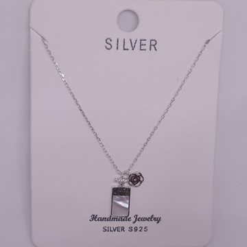 Silver Pendant Set by Rangila Jewellers