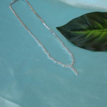 92.5 Sterling Silver Cz Swarocski Necklace For Wom...