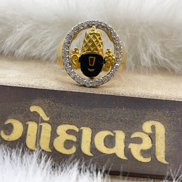 916/22k gold men's Balaji  ring by Shree Godavari Gold Palace
