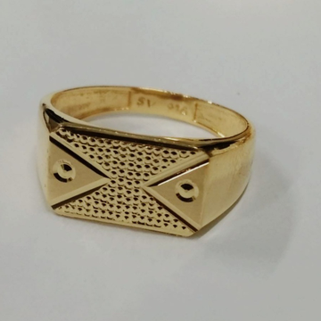 Gold trending gents ring by 