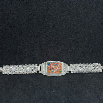 Silver Bracelet Of Jay Thakur by Ghunghru Jewellers