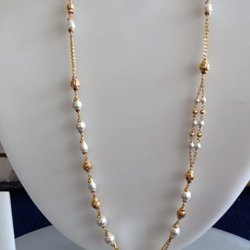 22 KT Gold Classic Special Occasion Antique Mala C... by Celebrity Jewels