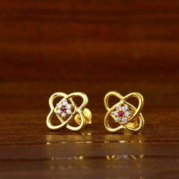 22 carat gold ladies earrings RH-LE974