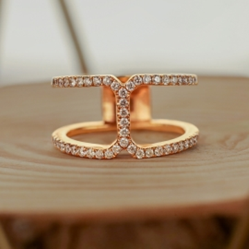 Gold Delicate Cz Ring