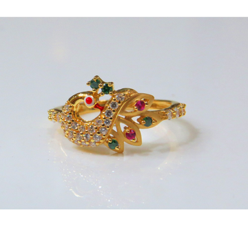 22kt gold cz casting ladies ring by 
