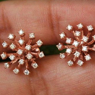 18KT Rose gold fancy daily ware Earrings for Ladie... by 